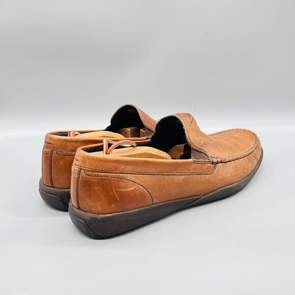 Cole Haan Shoes Mens 9.5 Brown Leather Grand OS Slip On Loafers Casual Comfort main image 5